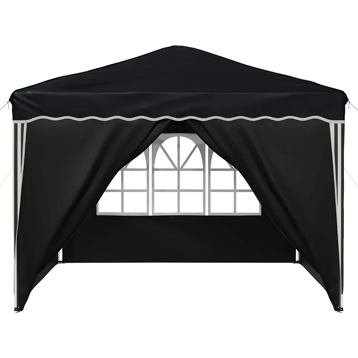 Pop-up Party Tent Outdoor Gazebo Shelter Anthracite Oxford Fabric 288x288x245cm