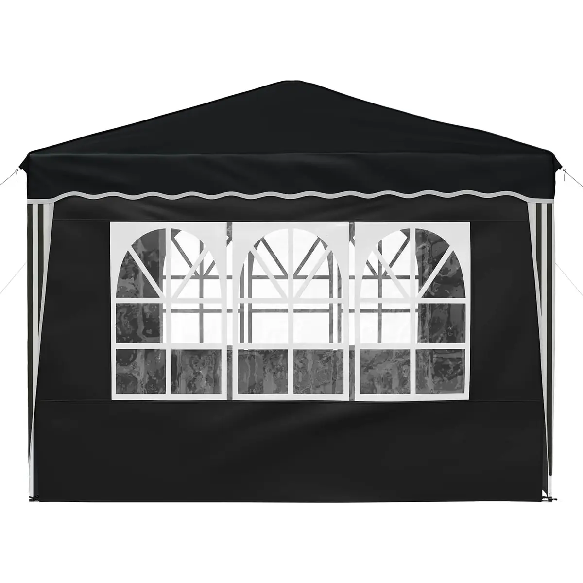 Pop-up Party Tent Outdoor Gazebo Shelter Anthracite Oxford Fabric 288x288x245cm