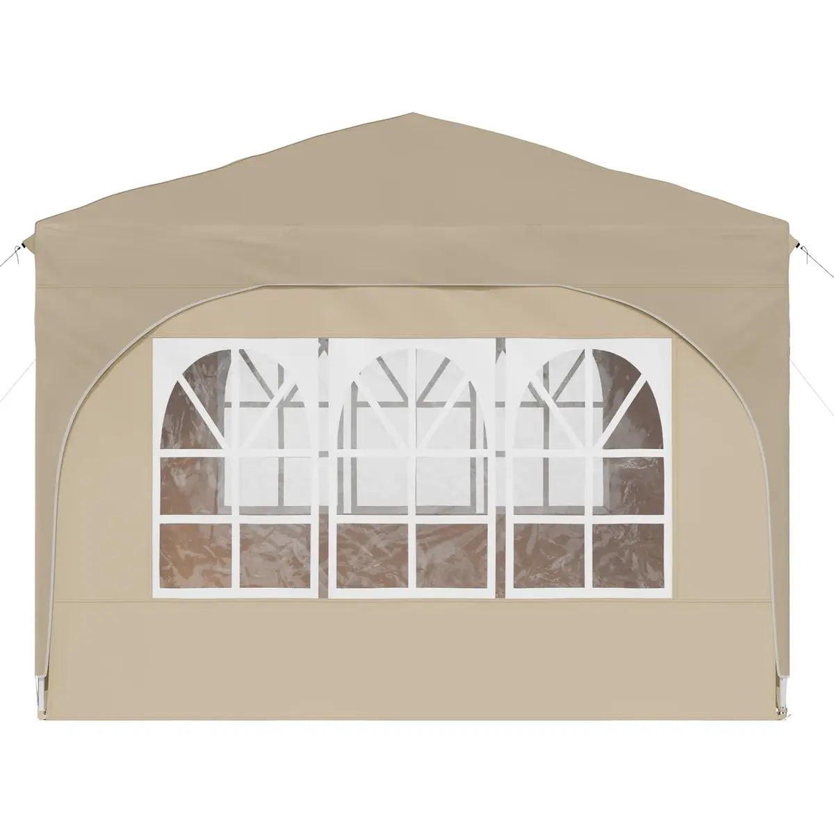 Pop-up Party Tent Adjustable Height 290x290cm Cream