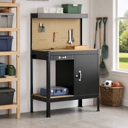 Your New Favorite Black Workbench 90 x 49 x 141 cm