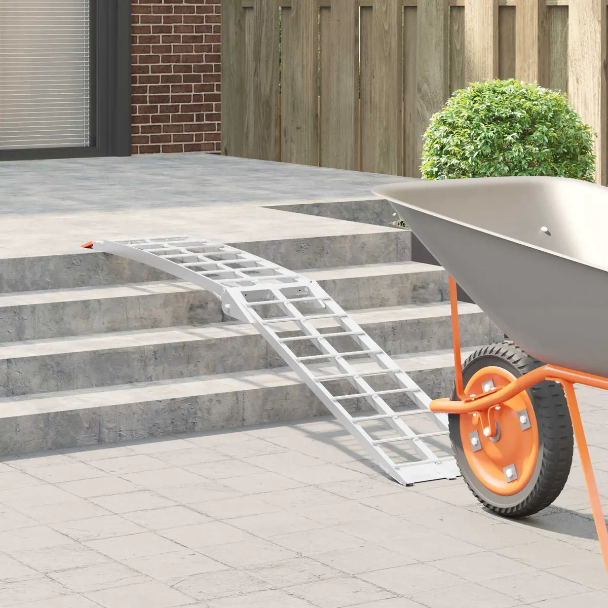 Motorcycle Ramp Folding Aluminium Lightweight 180 x 28 x 5 cm
