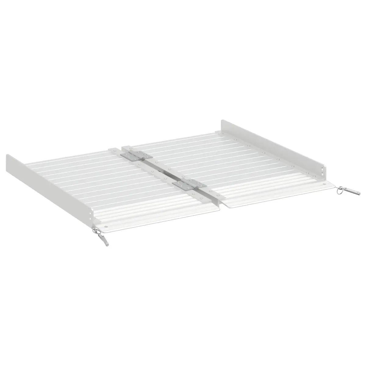 Aluminium Wheelchair Ramp Portable Foldable Access Silver 270kg Capacity