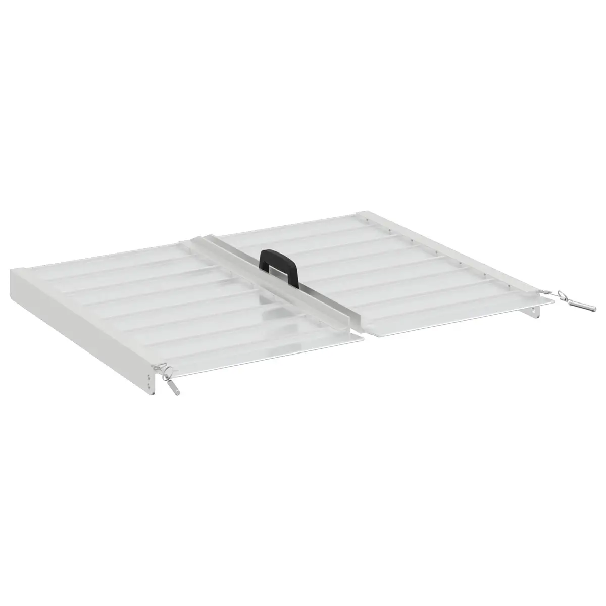 Aluminium Wheelchair Ramp Portable Foldable Access Silver 270kg Capacity