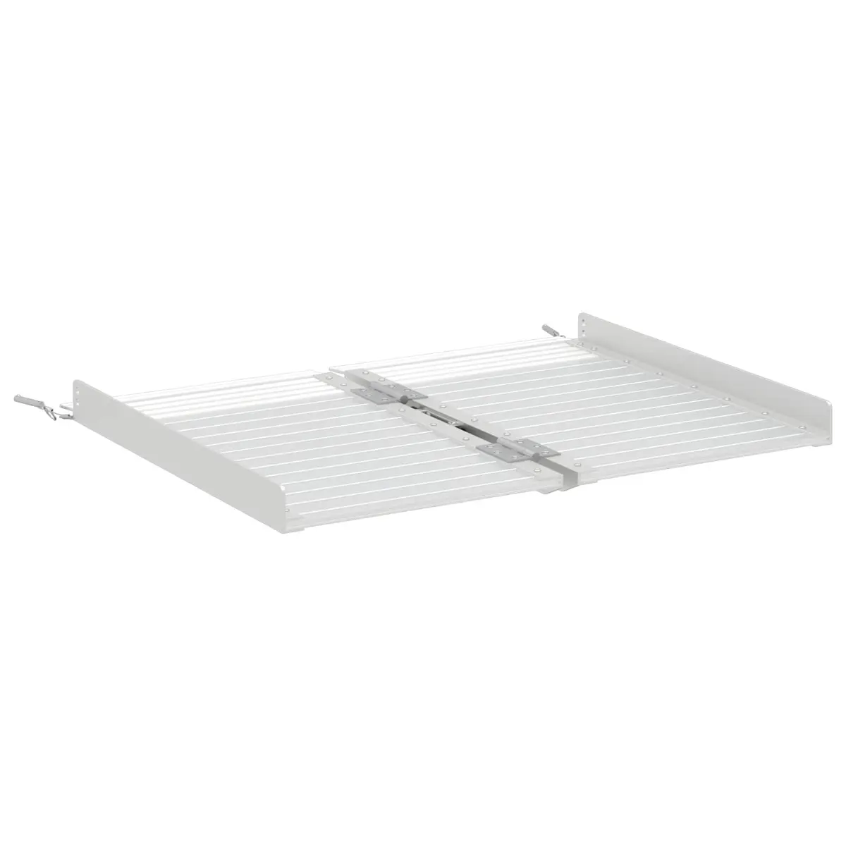 Aluminium Wheelchair Ramp Portable Foldable Access Silver 270kg Capacity