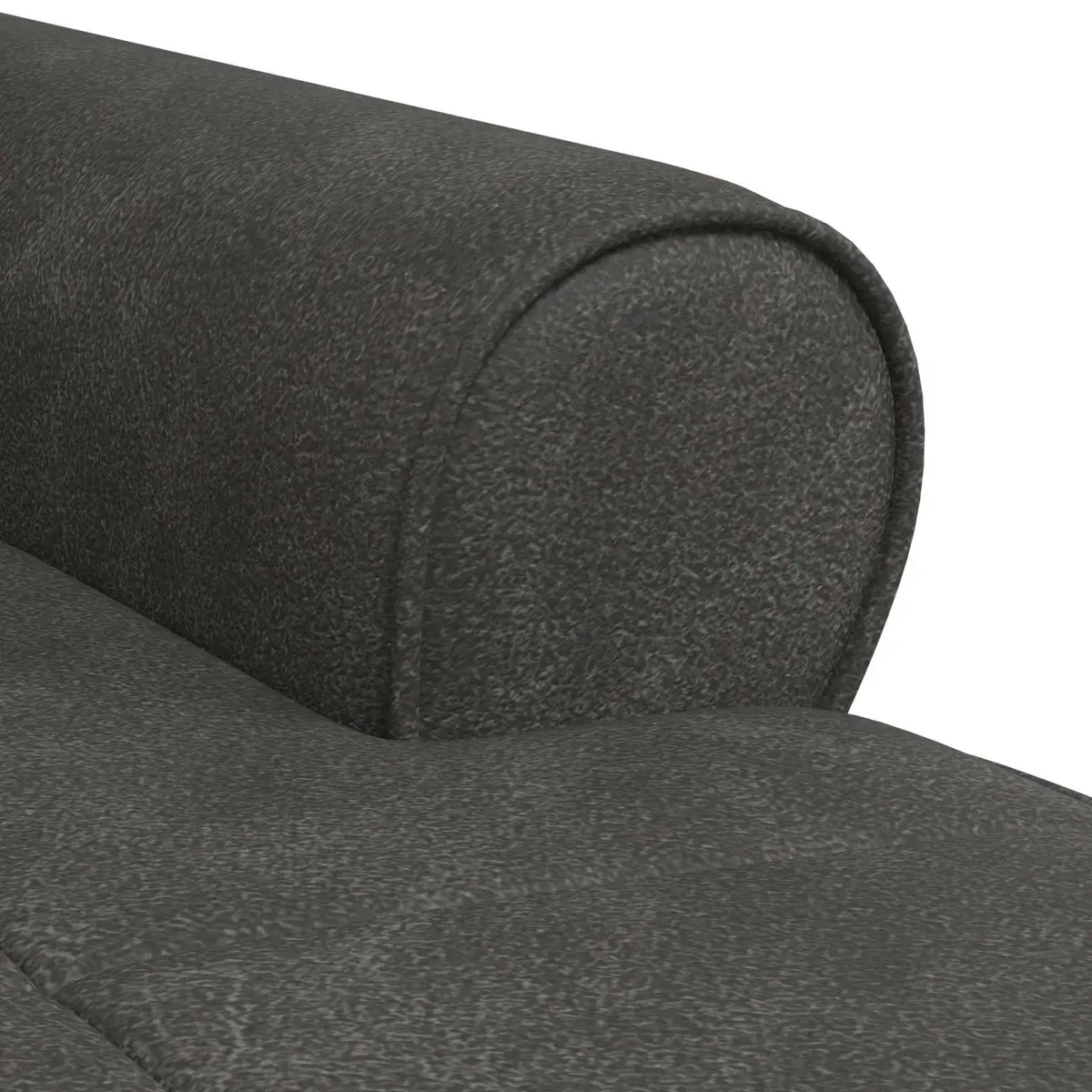 Chaise Lounge Chair with Cushion Black Modern Relaxing Furniture Seat