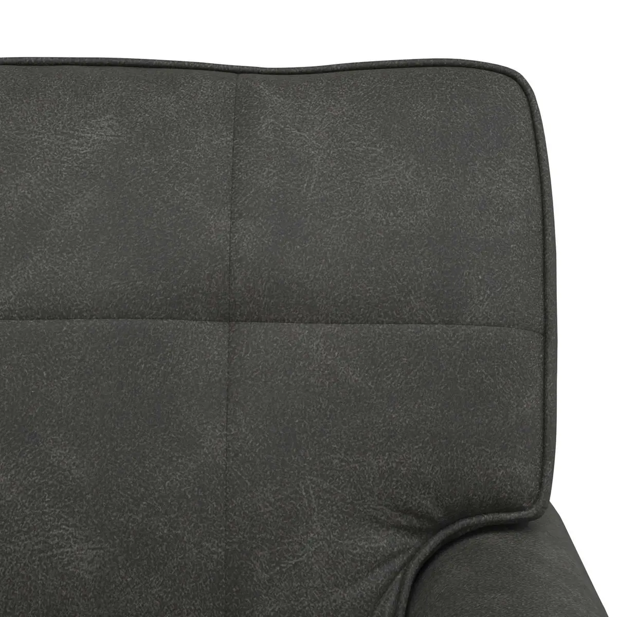 Chaise Lounge Chair with Cushion Black Modern Relaxing Furniture Seat