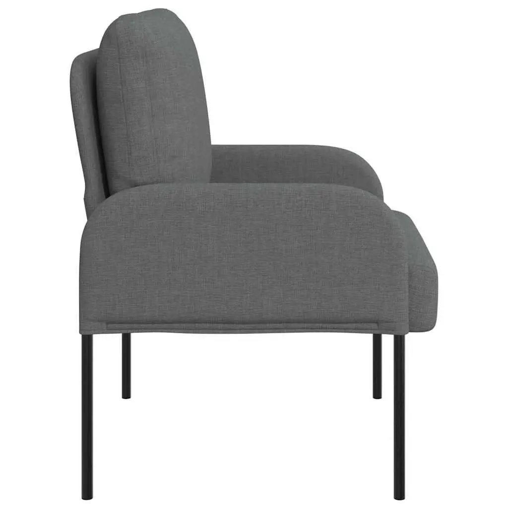 Modern Grey Sofa with Cushion 55cm Plywood Base Living Room Furniture