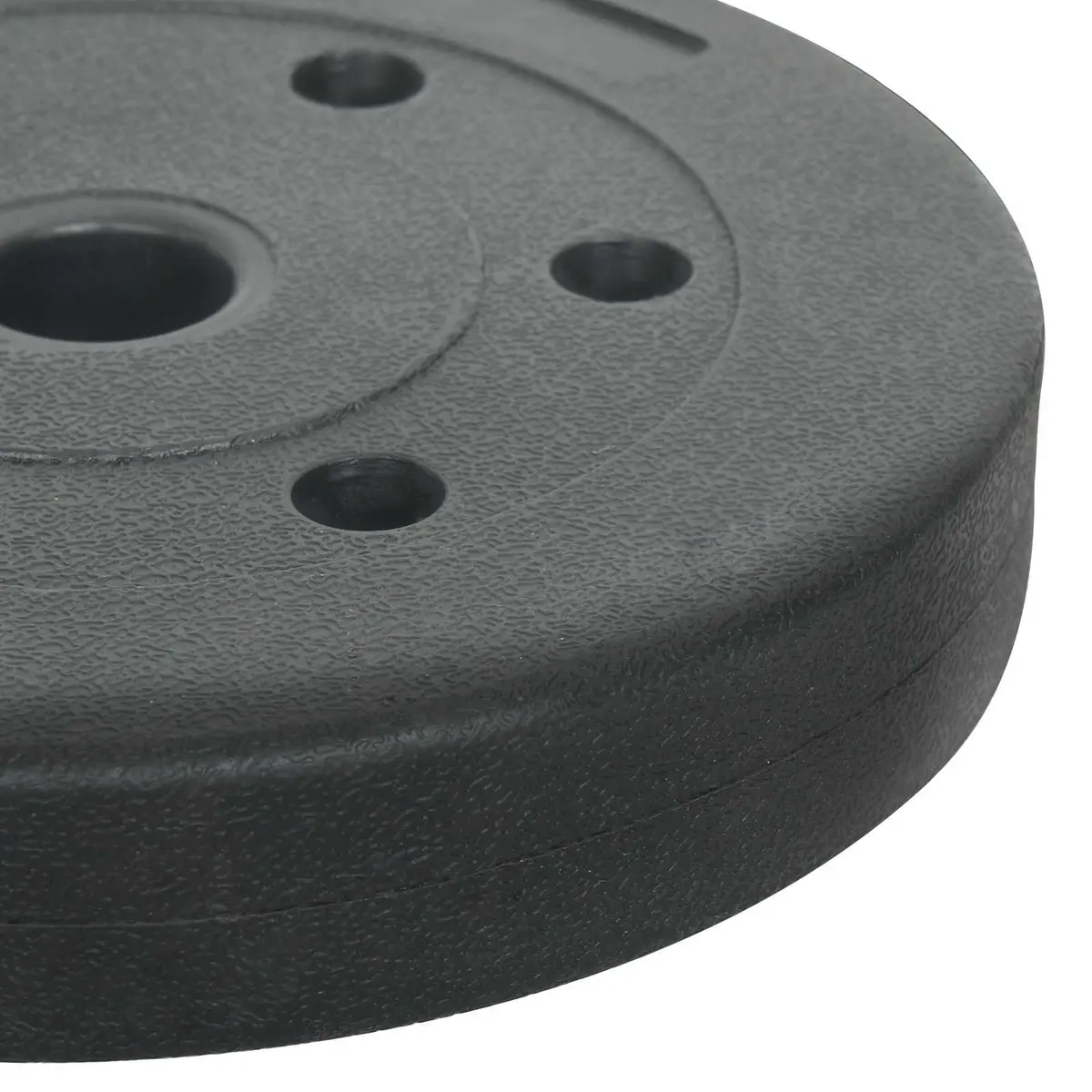Weight Plates Non-slip Handle 10 kg Black Cement Iron Sand 4 Piece