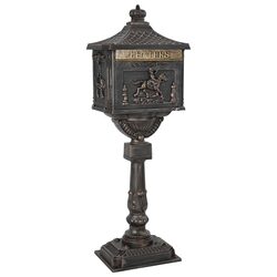 Your Elegant Bronze Standing Mailbox for Letters