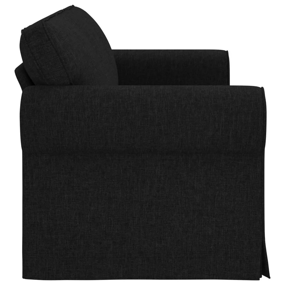 Modern Sofa Black Modular Sectional Living Room Furniture Deep Comfortable Seats