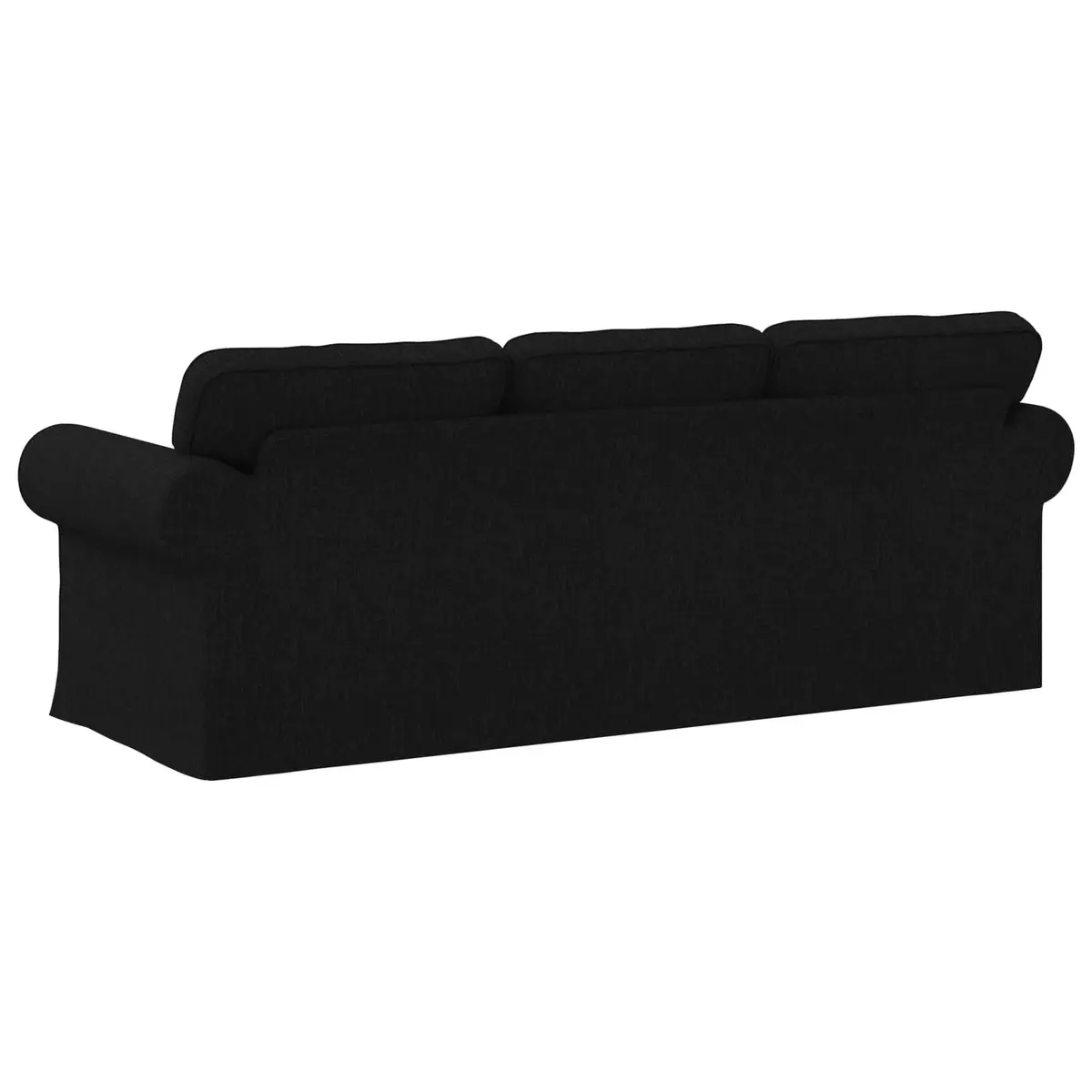 Modern Sofa Black Modular Sectional Living Room Furniture Deep Comfortable Seats