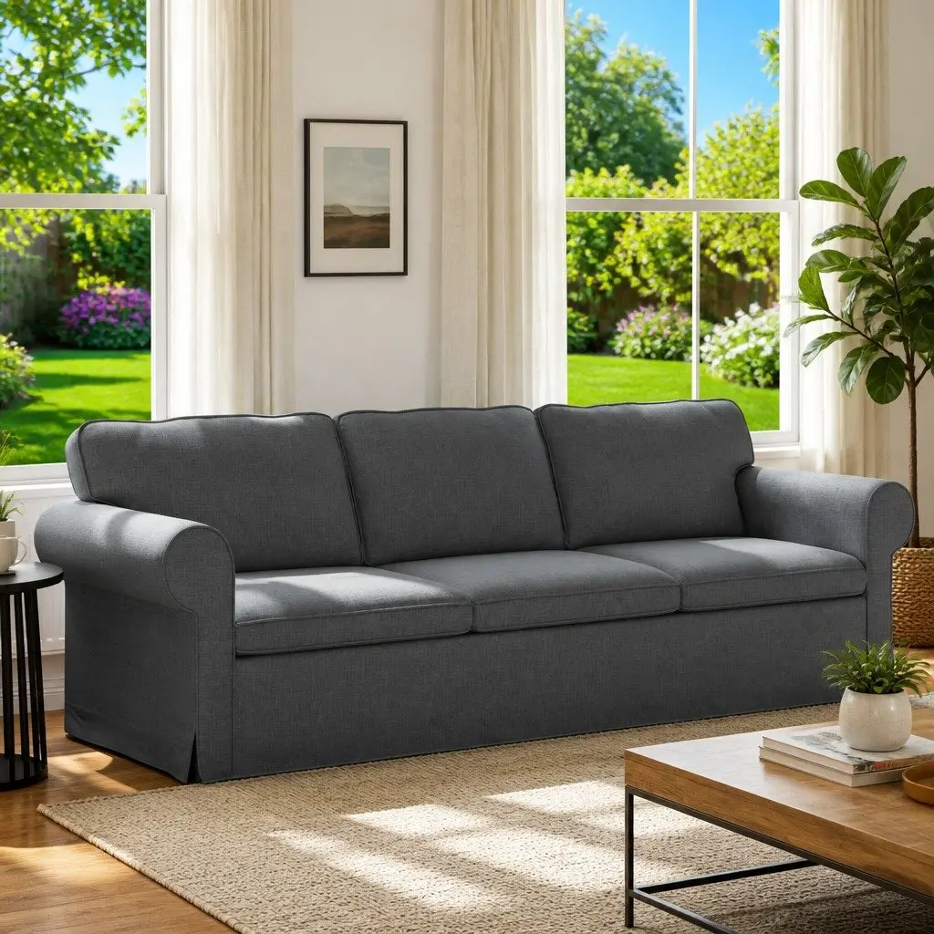 Grey Modular Sofa for Relaxation