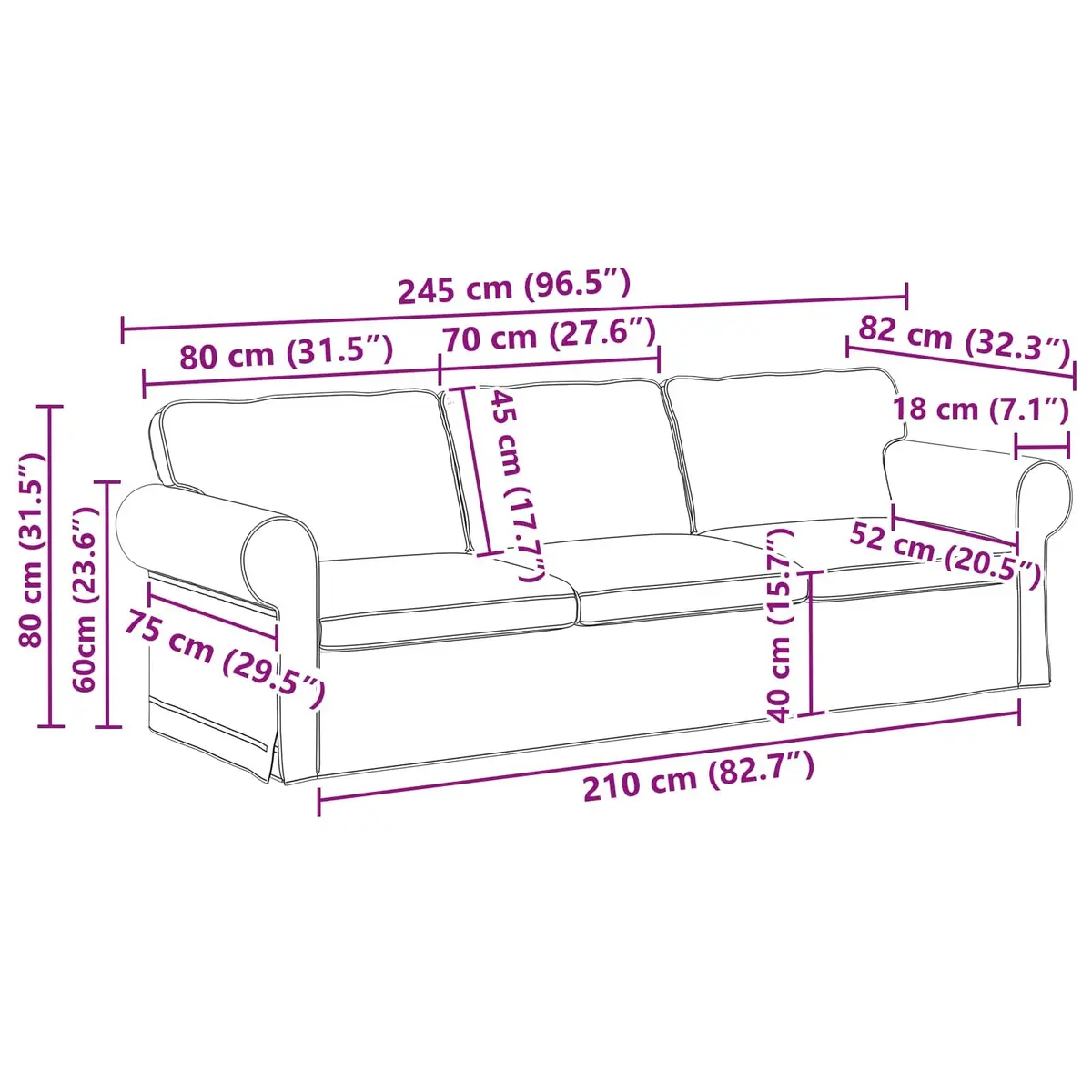 Modern Modular Sofa Black Living Room Furniture Sleek Design Comfortable Seating