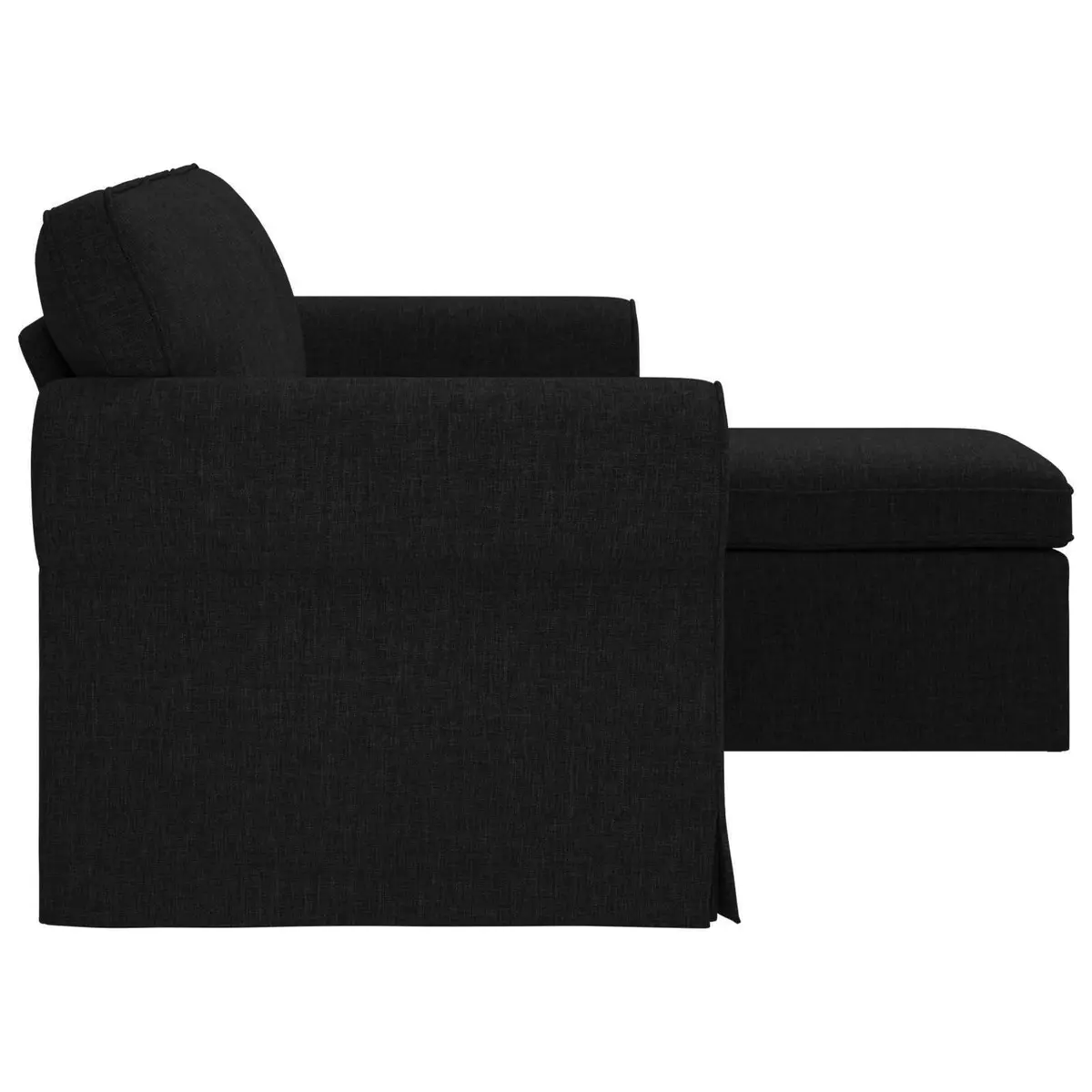Modern Sofa Black 195x138x80cm Fabric Living Room Bedroom Lounge Couch Settee