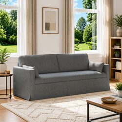 Find Your Perfect Grey Fabric Sofa 198 x 78 x 80 cm