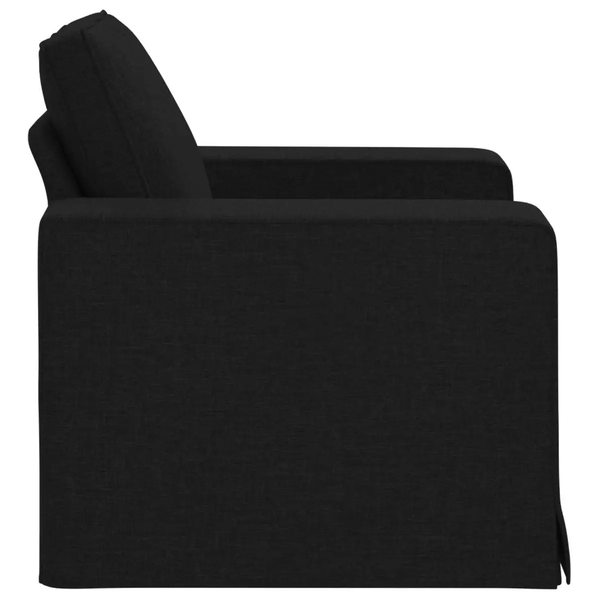 Modular Sofa Black Sectional Lounge Couch Contemporary Living Room Furniture