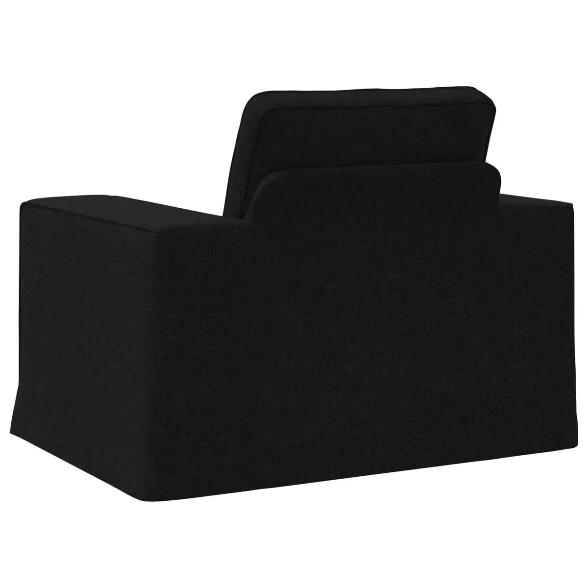 Modular Sofa Black Sectional Lounge Couch Contemporary Living Room Furniture