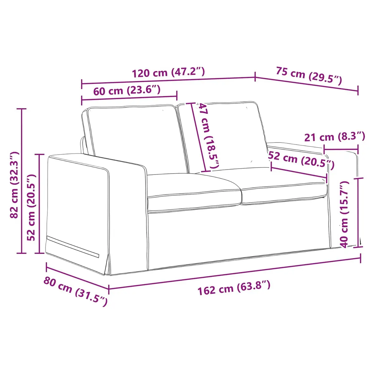 Black Modular Sofa