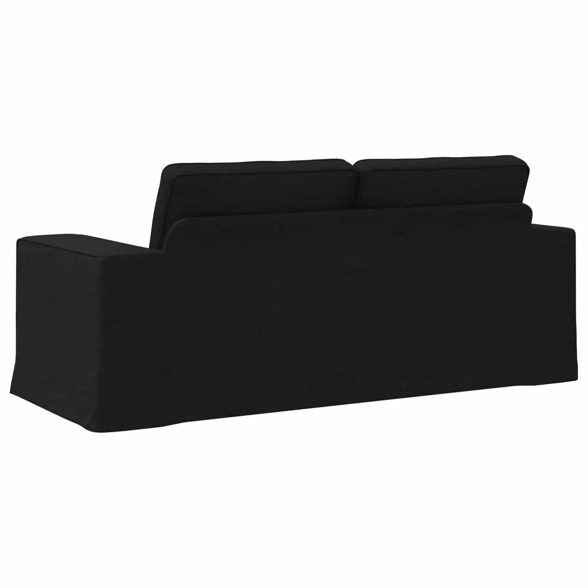 Modular Black Sofa for Relaxation
