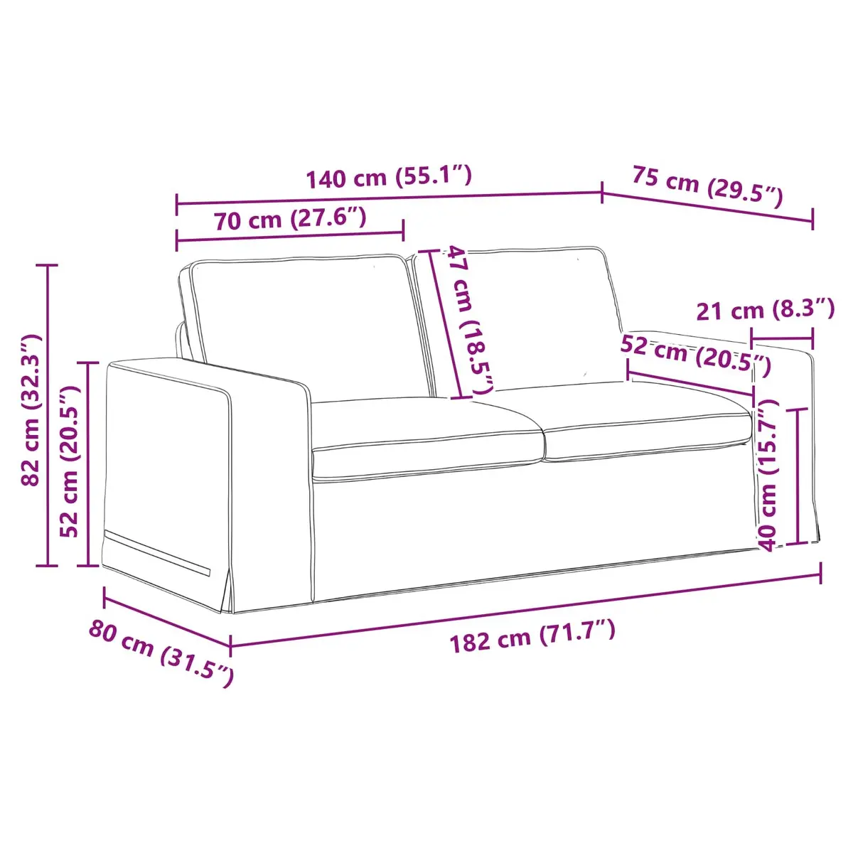 Modular Black Sofa for Relaxation