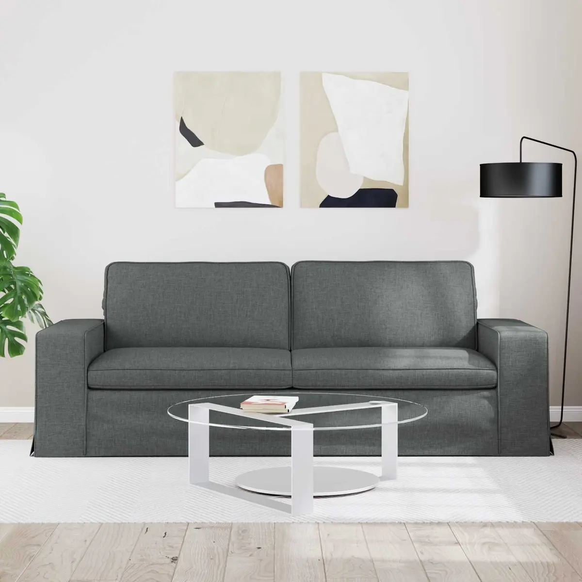 Grey Modular Sectional Sofa