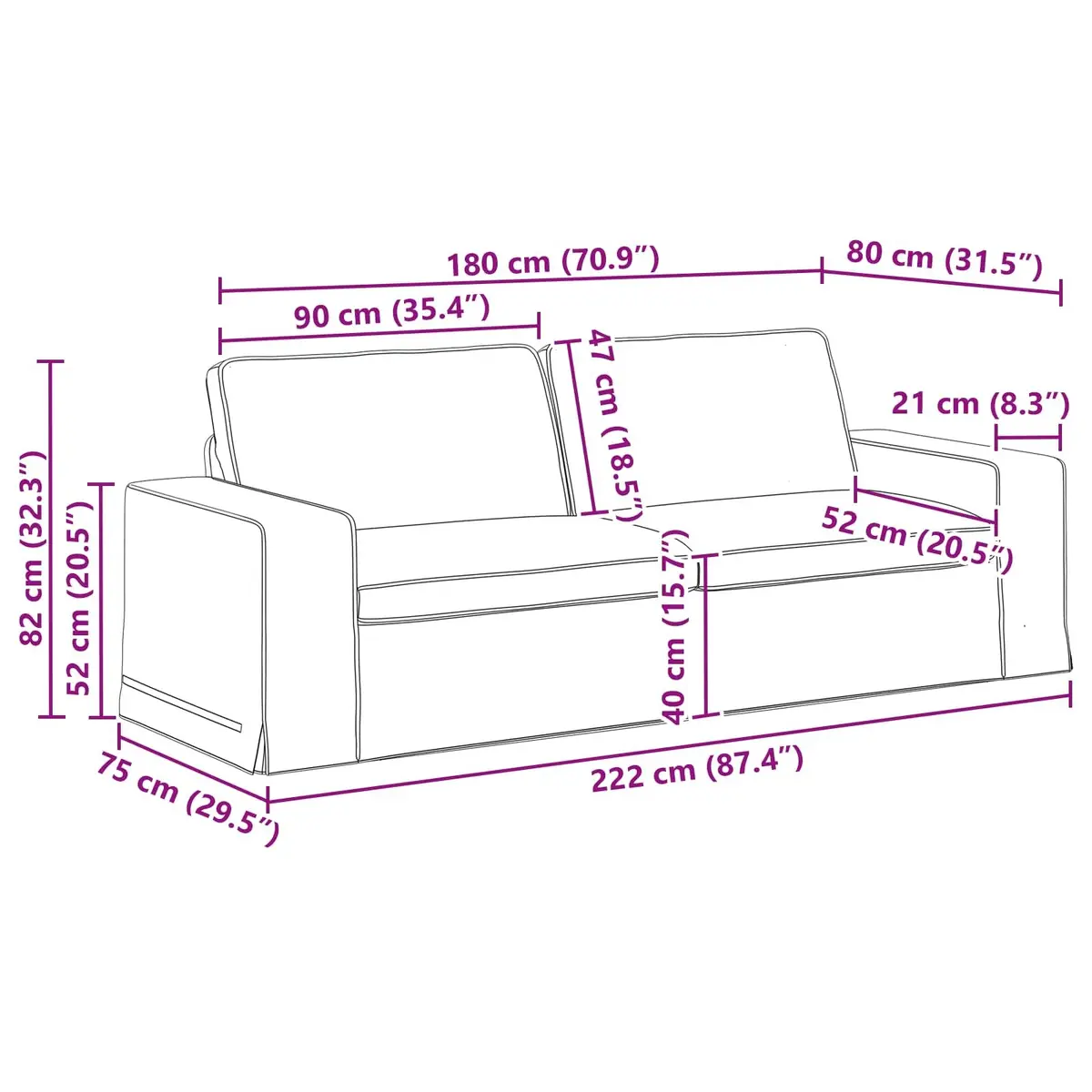 Grey Modular Sectional Sofa