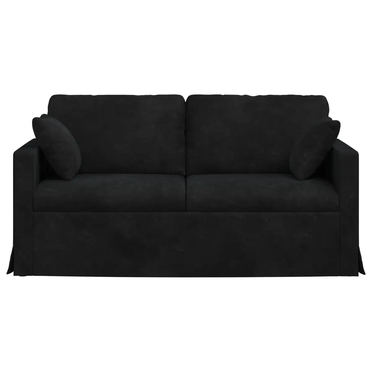 Black Velvet Sofa