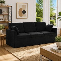 Your Perfect Black Velvet Sofa Awaits