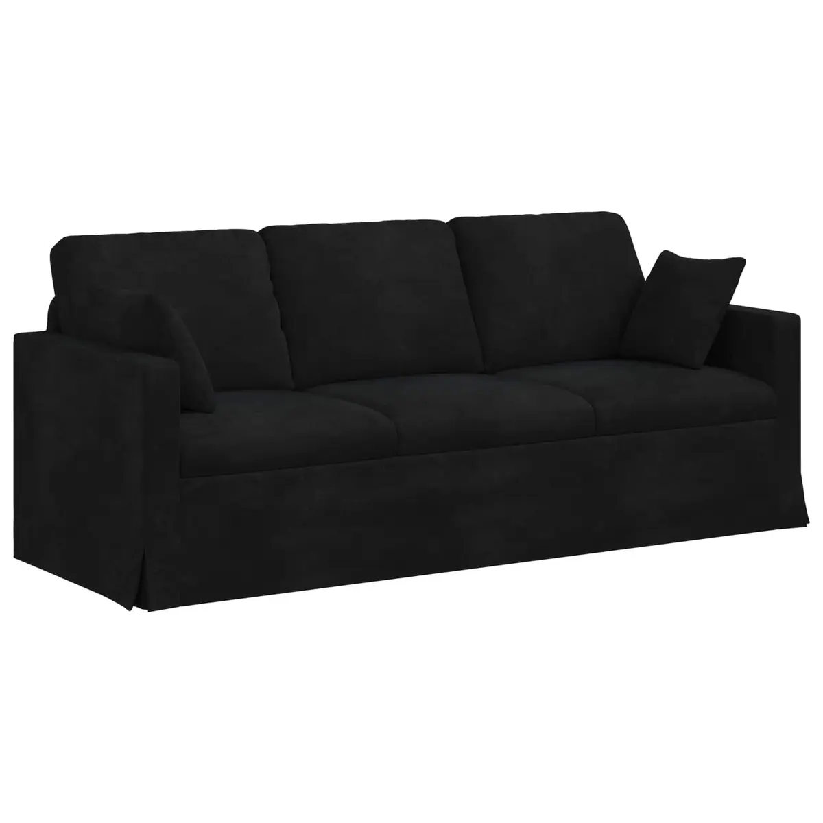 Black Velvet Sofa
