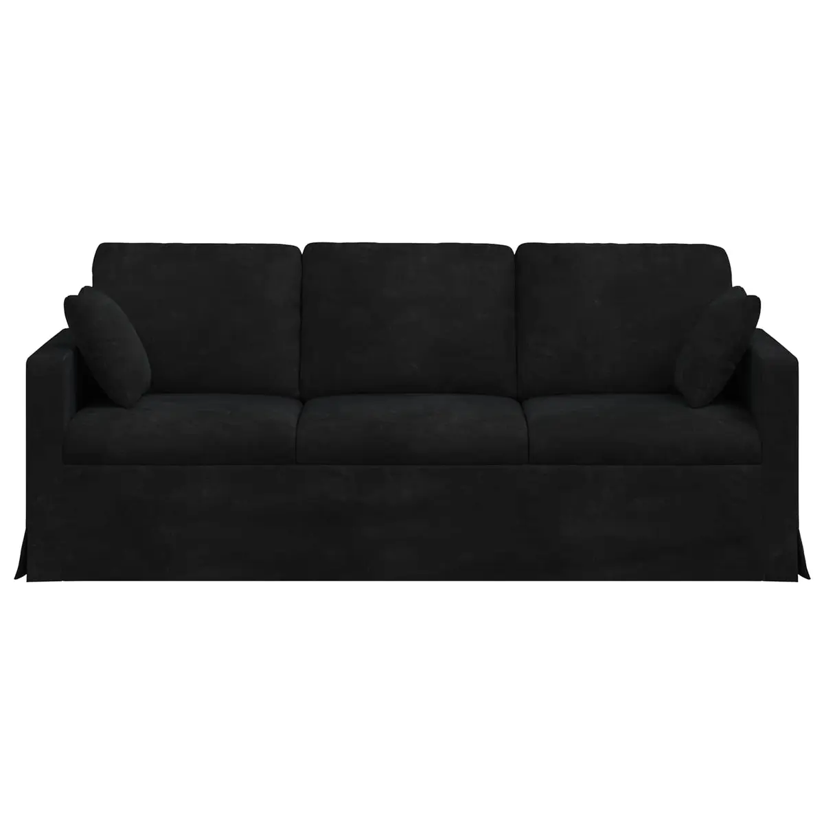 Black Velvet Sofa