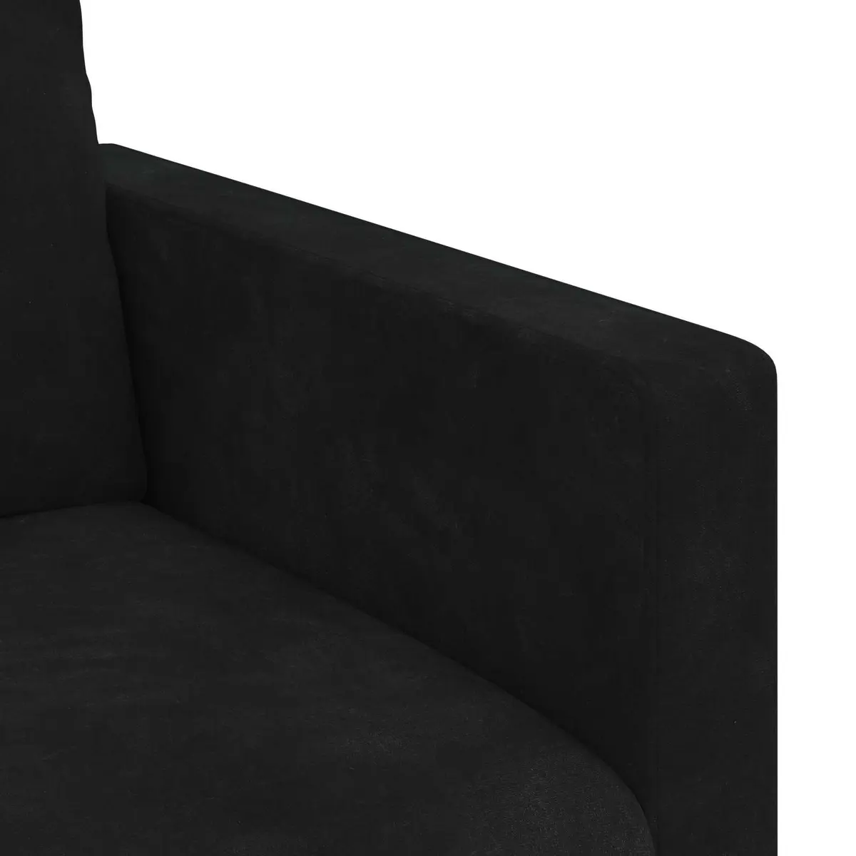 Black Velvet Sofa