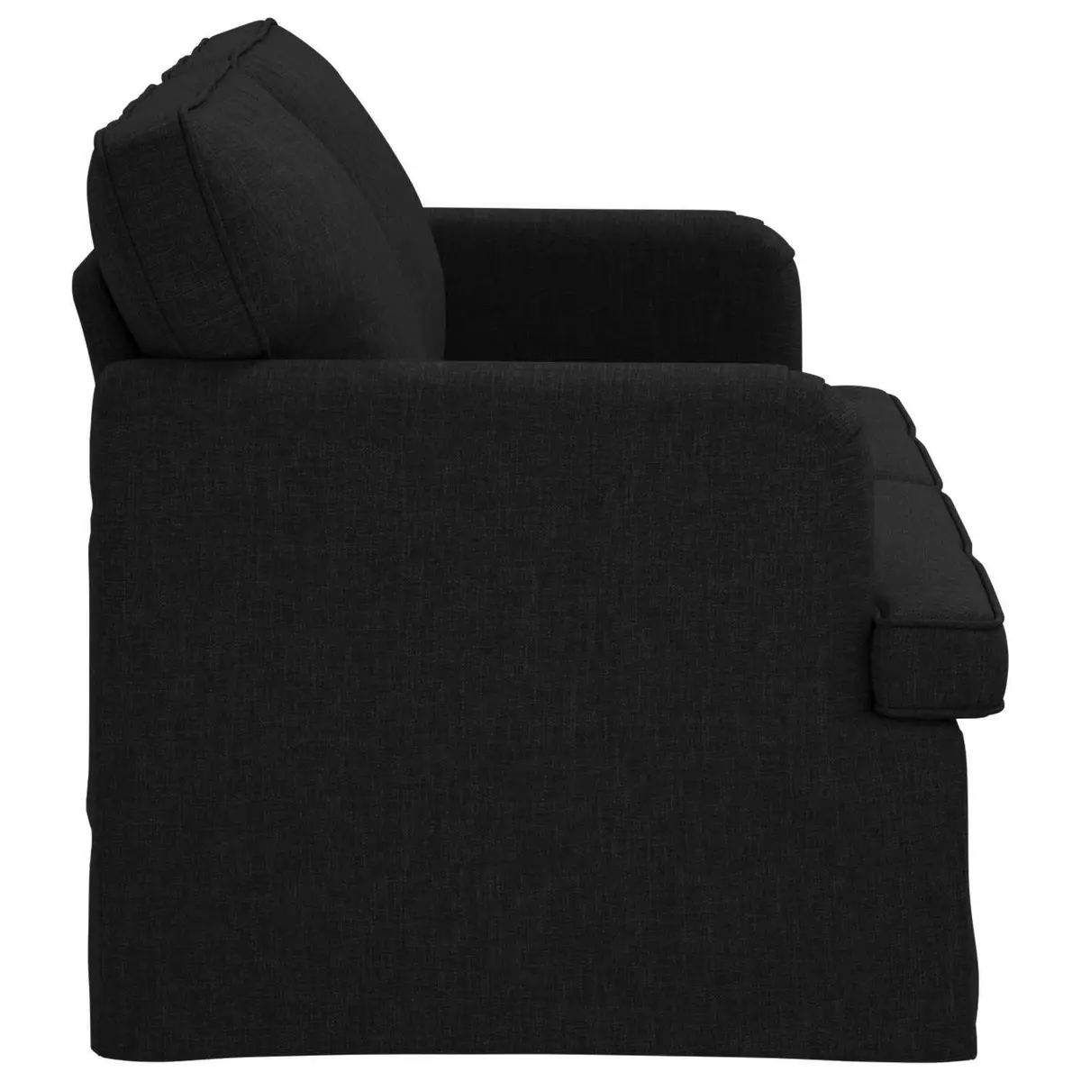 Black Fabric Sofa