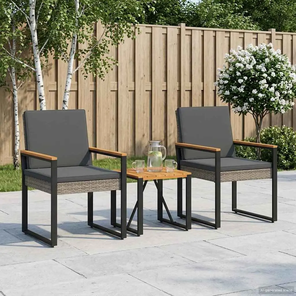 3-Piece Outdoor Lounge Set for Relaxation