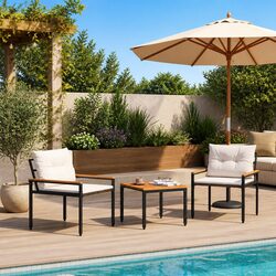 Enjoy Outdoor Relaxation with Our 3-Piece Furniture Set