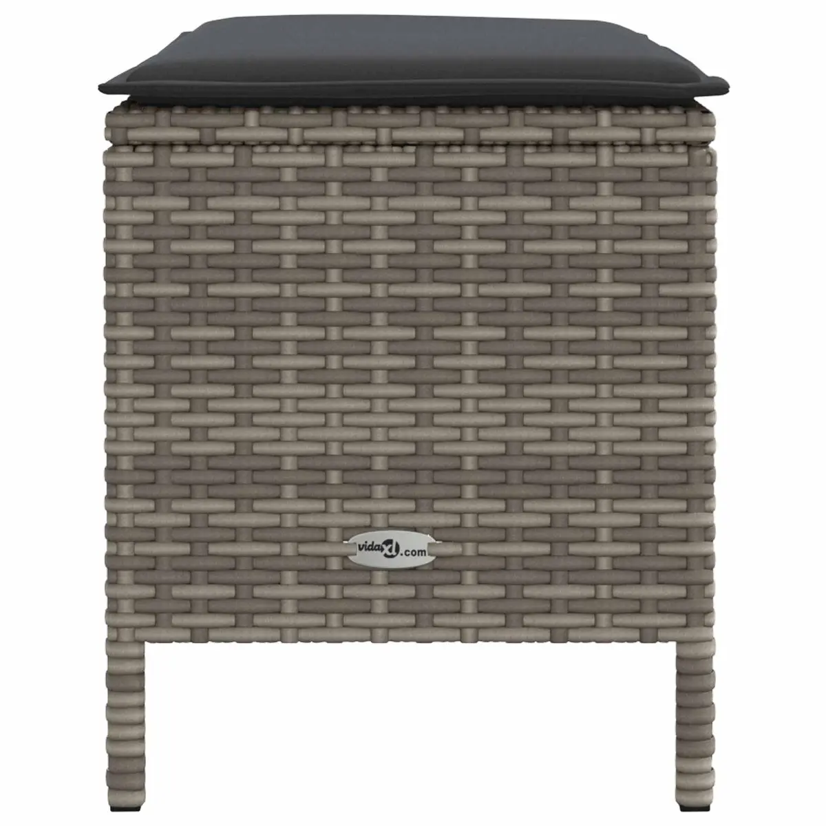 Grey Footstool for Relaxation