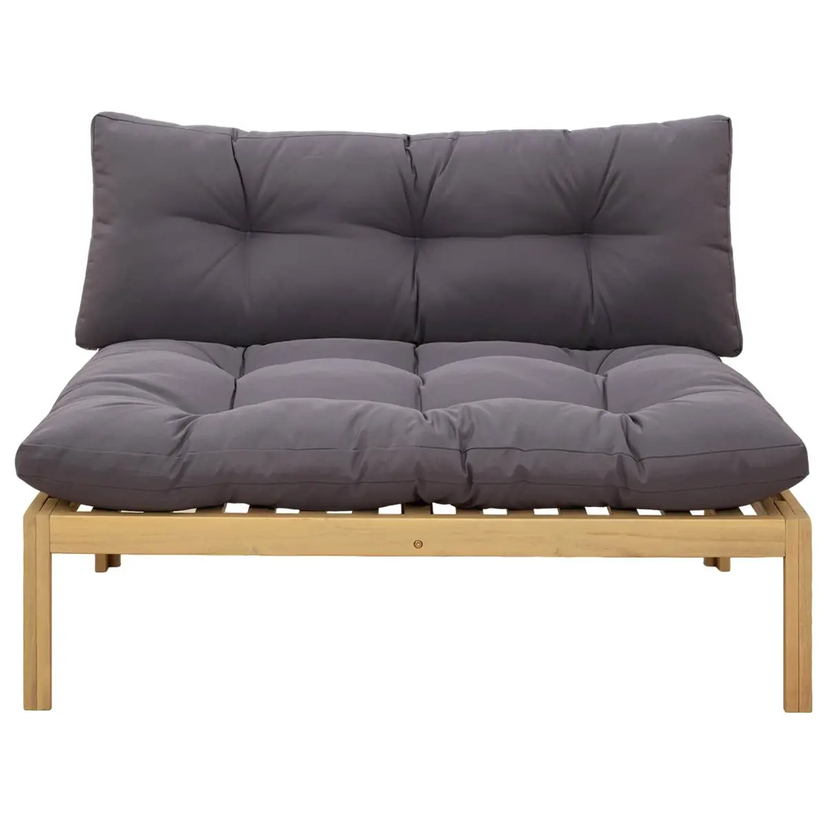 Outdoor Sofa Middle Unit in Acacia Wood