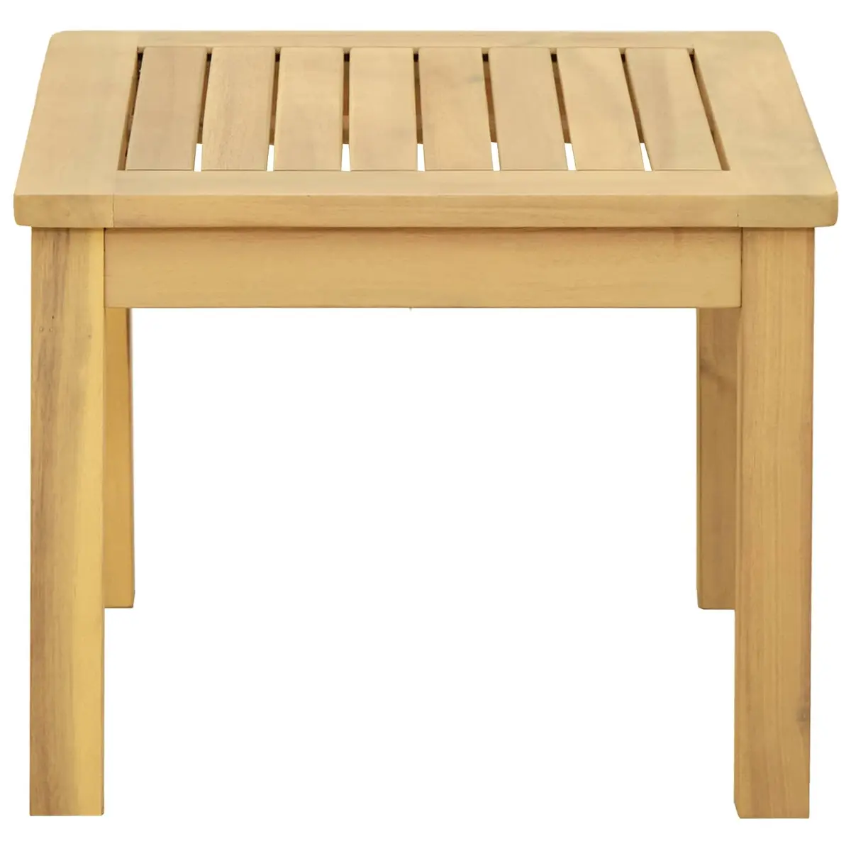 Solid Acacia Wood Coffee Table Brown Outdoor Garden Patio Furniture 45x45x36cm
