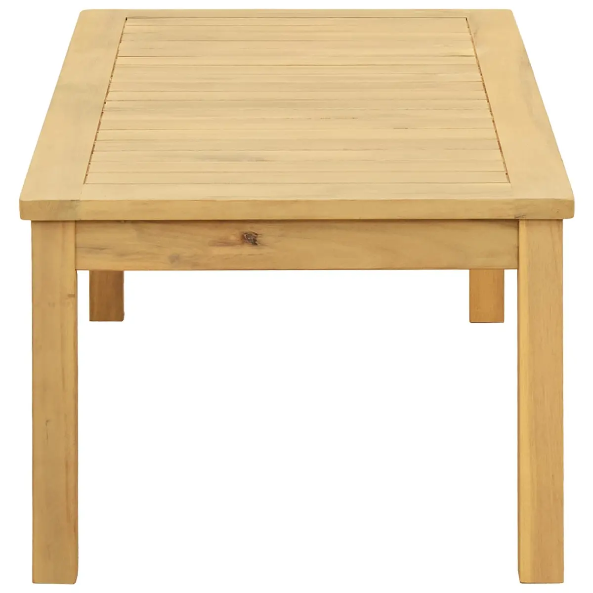 Coffee Table Solid Acacia Wood Garden Patio Outdoor Indoor Furniture Brown
