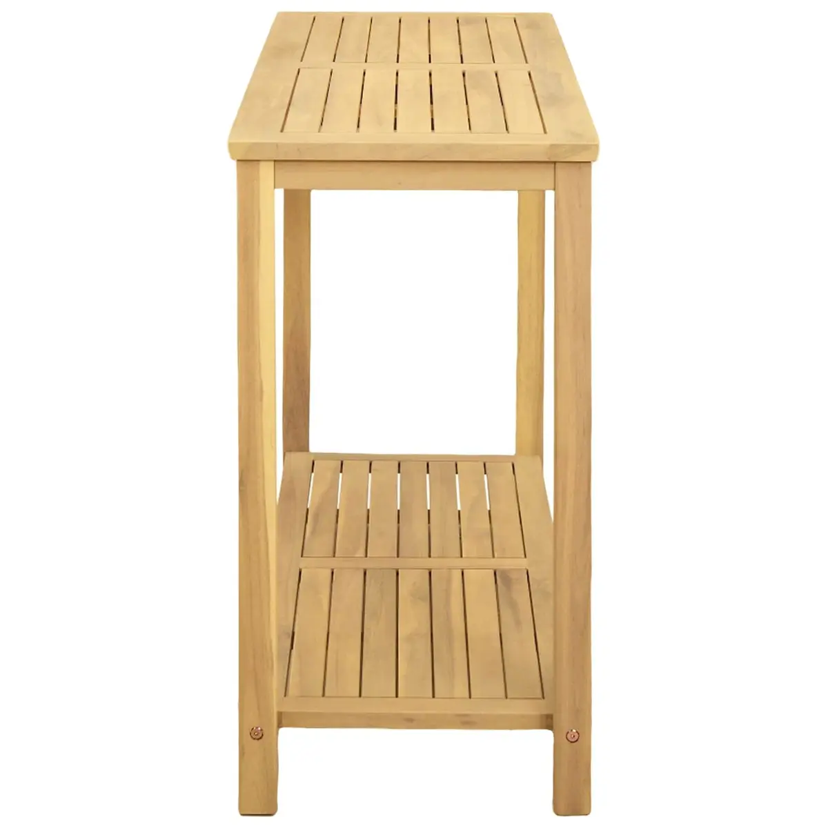 Garden Console Table Outdoor Furniture Solid Wood Plant Display Shelf Stand