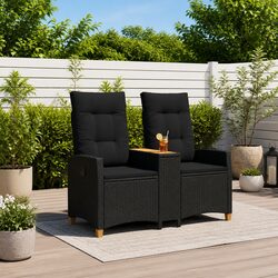 Your New Outdoor Reclining Bench with Tea Table Awaits