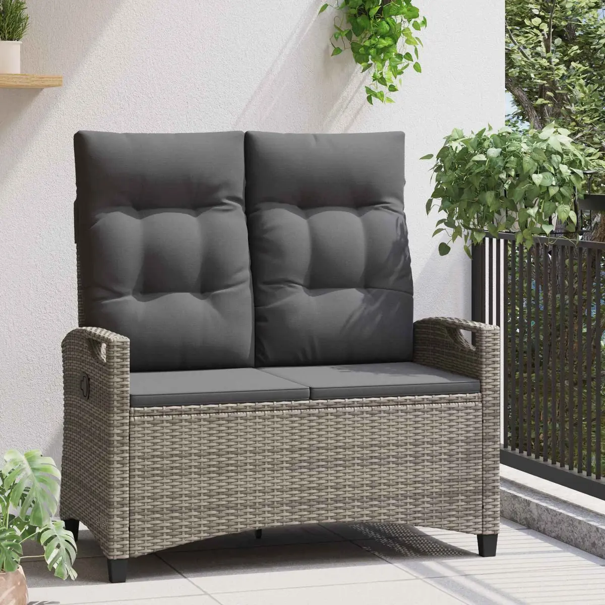 Garden Bench with Pillow