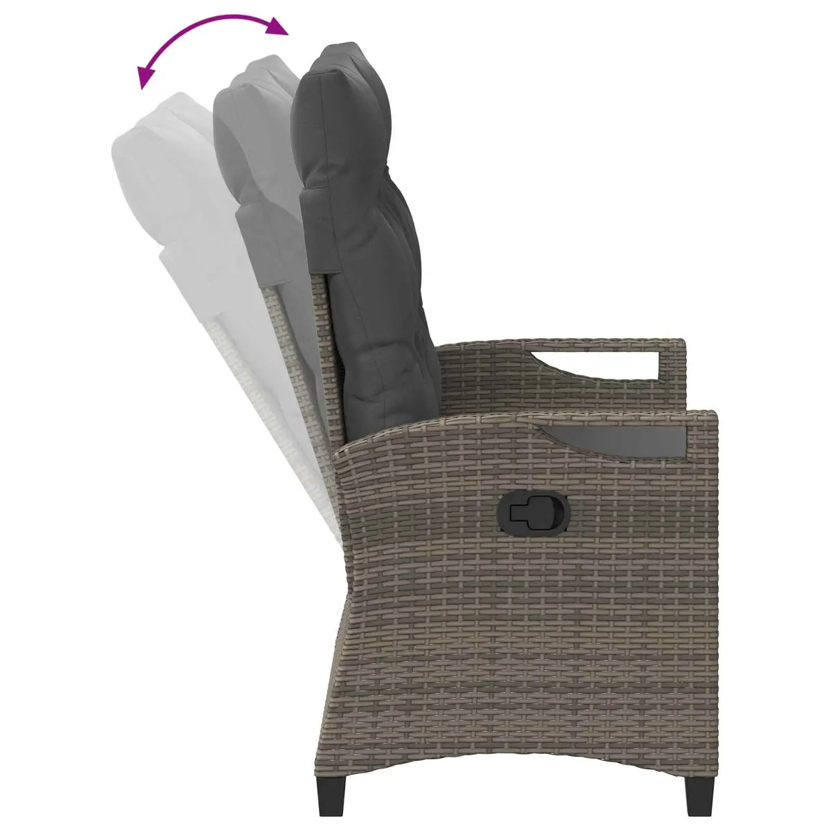 Garden Bench with Pillow