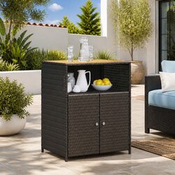 Friendly Black Storage Cabinet 70x50x87cm