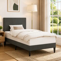 You’ll Love This Modern Dark Grey Bed Frame