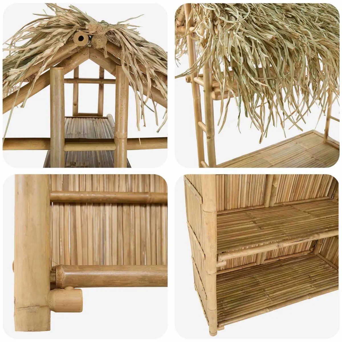 Outdoor Bamboo Bar Table