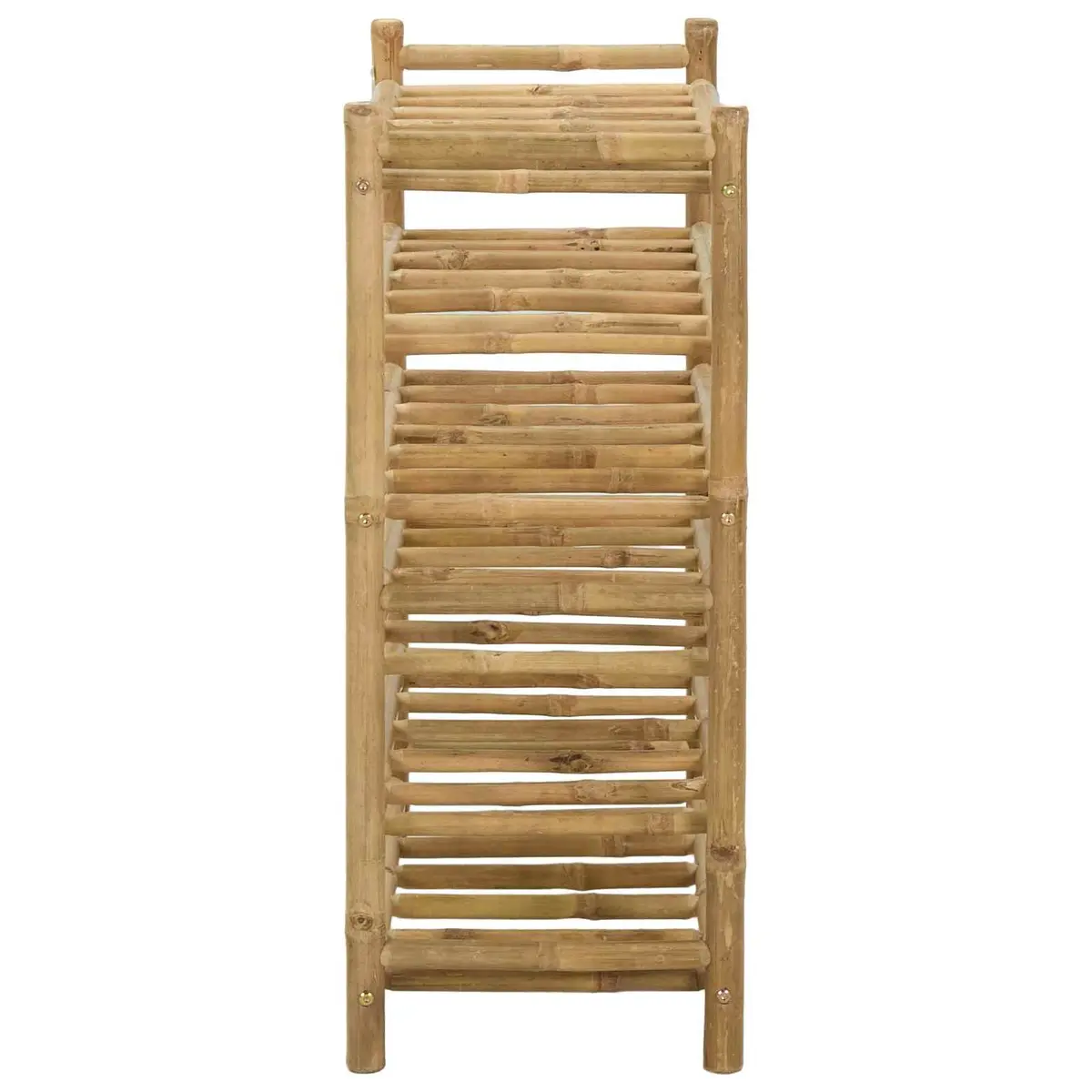 Wine Rack Bamboo Natural 57 x 29.5 x 72 cm Modern Storage Display Stand
