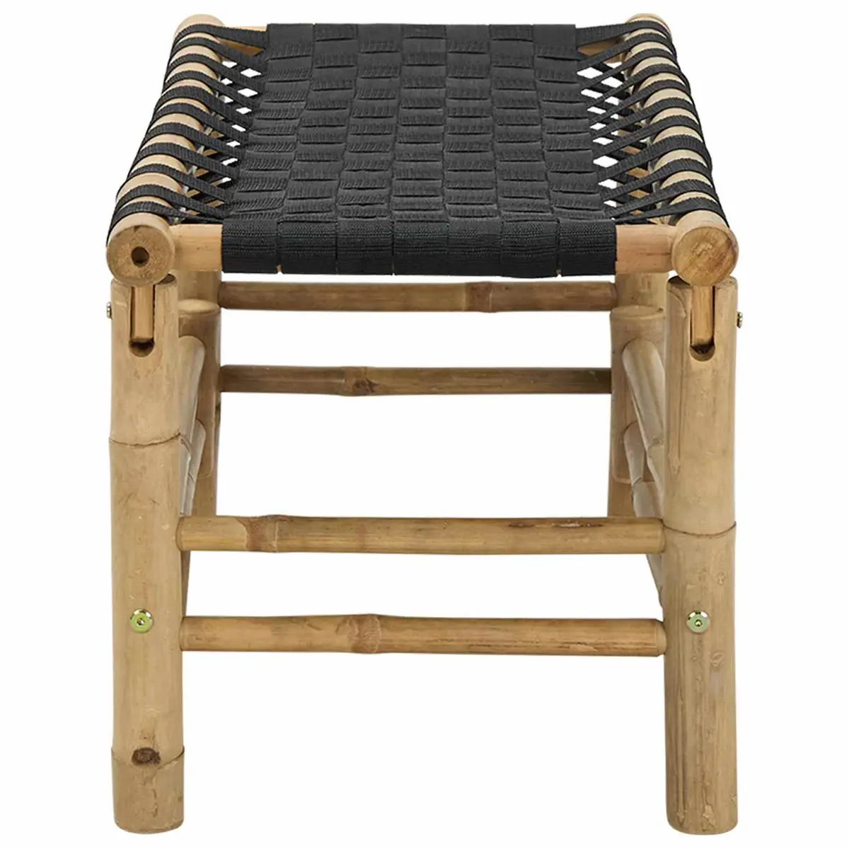 Bamboo Garden Bench Rectangular 80 x 38 x 40 cm Brown