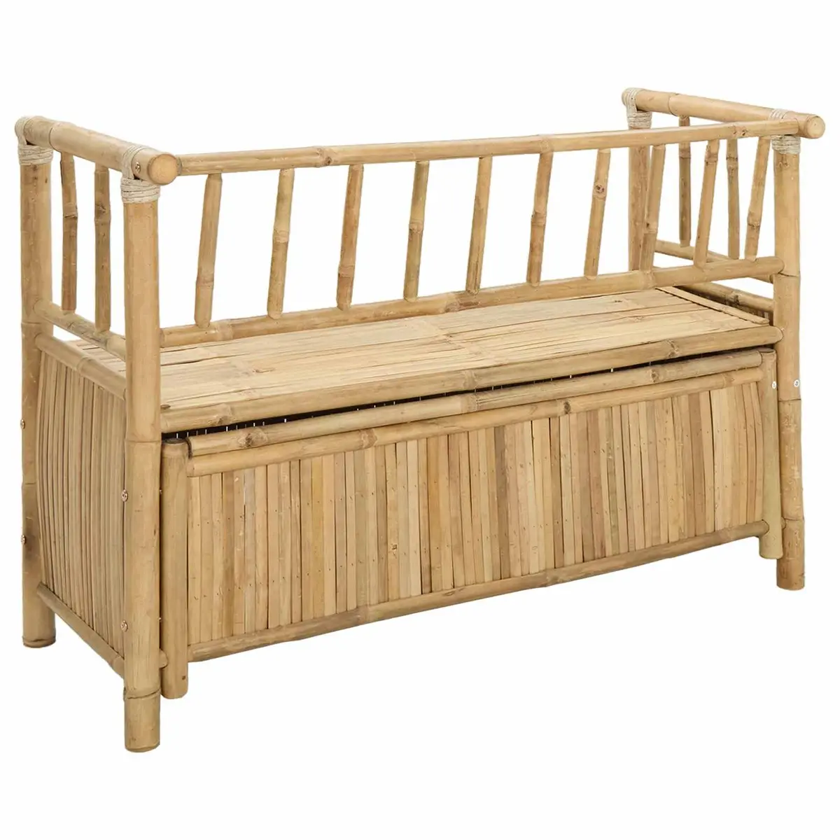 Garden Storage Bench Outdoor Seating Patio Furniture with Storage Compartment