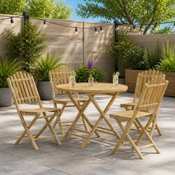 Your New Bamboo Garden Table Awaits!
