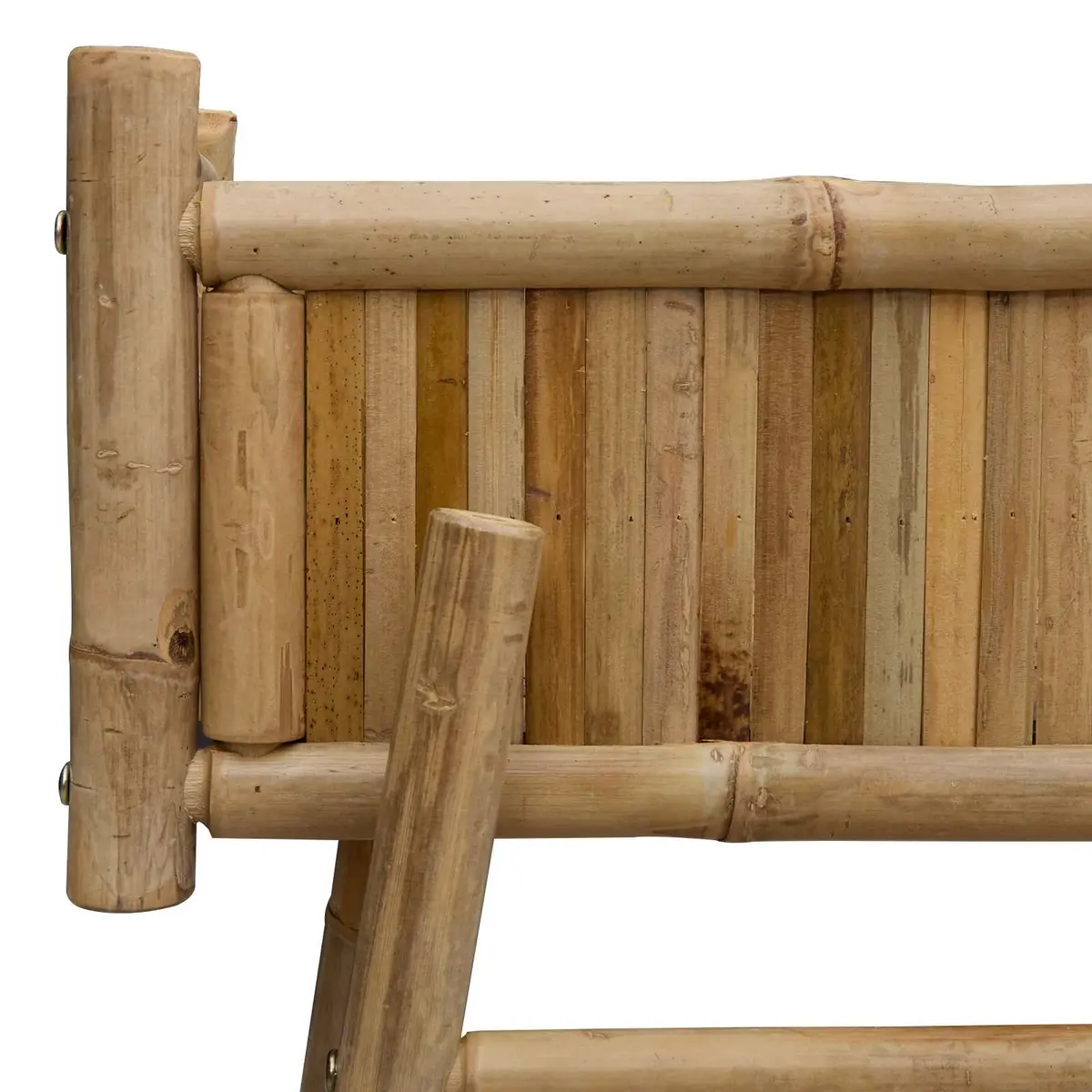 Garden Planter with Holder Bamboo Brown Outdoor Patio Balcony 50 x 38 x 114 cm